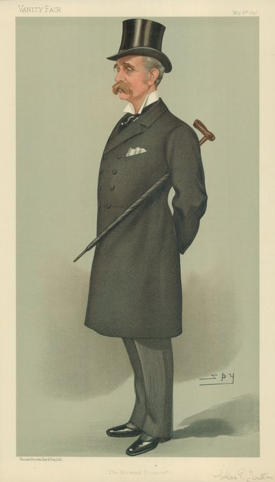 Mr. Charles Ernest Tritton, The Norwood Division, Vanity Fair Cartoon by Leslie Matthew Ward